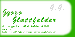 gyozo glattfelder business card